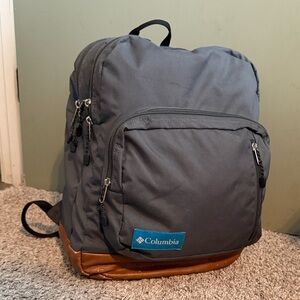 Columbia Charcoal and Tan Men's Backpack